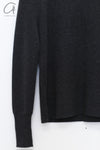 SWAYING 24 Autumn and Winter Cashmere Fake Two-piece Cardigan SW-SW24AW1T53-TH Carbon Gray SW-SW24AW1T52